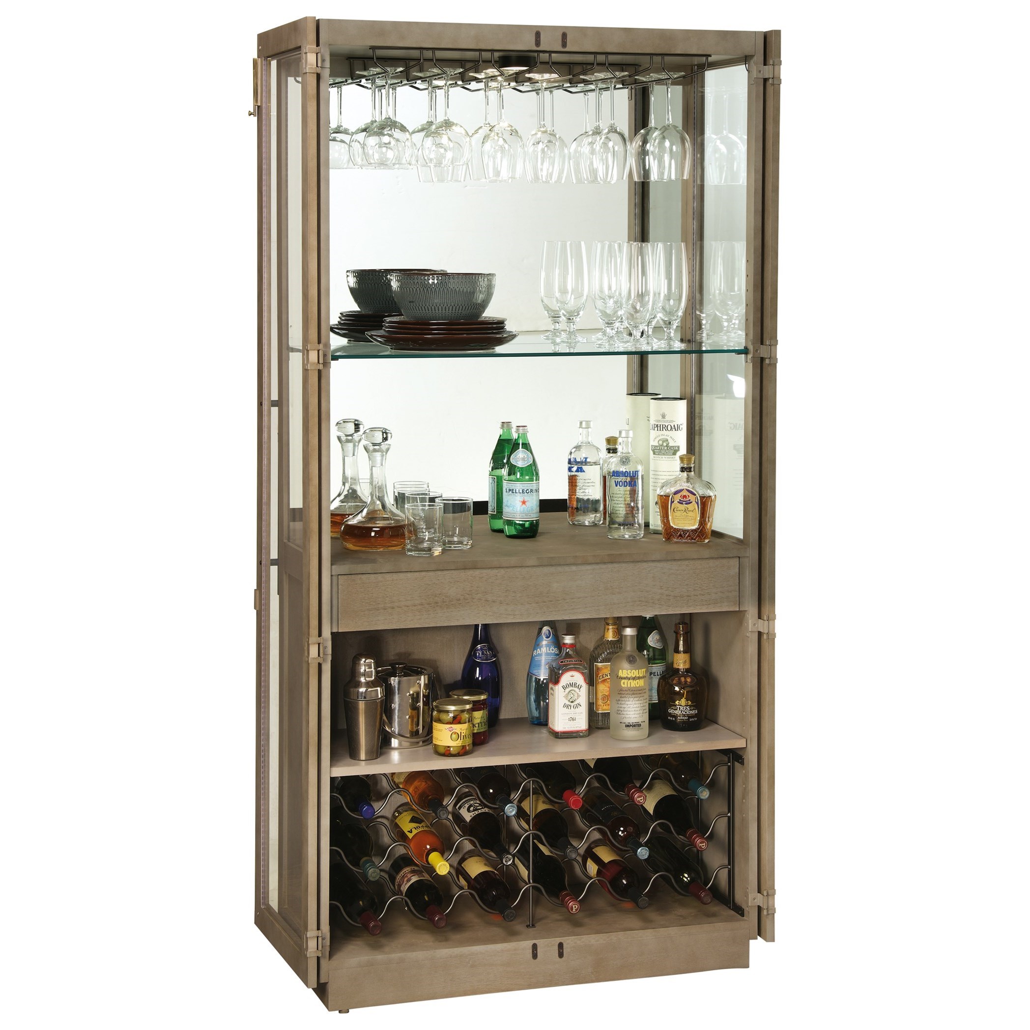 Howard miller barrow wine store and bar cabinet